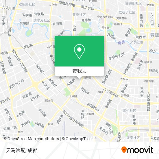 天马汽配地图
