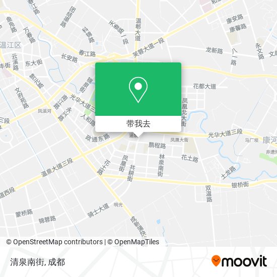 清泉南街地图