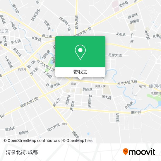清泉北街地图