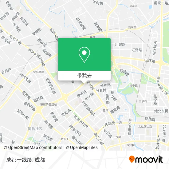 成都一线缆地图