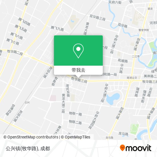 公兴镇(牧华路)地图