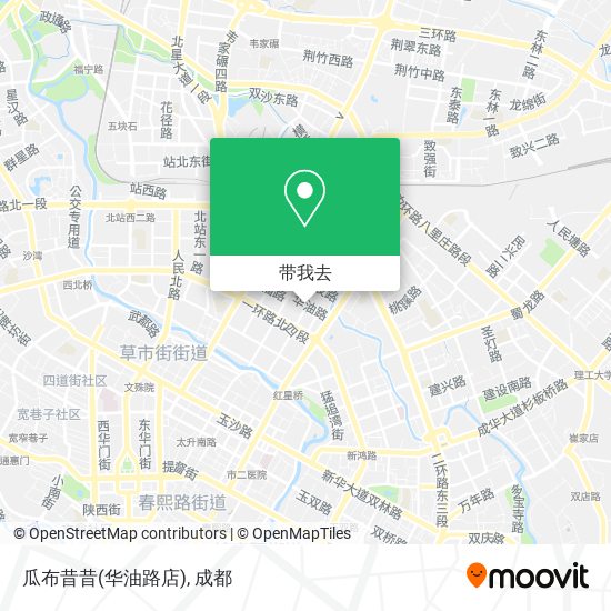 瓜布昔昔(华油路店)地图