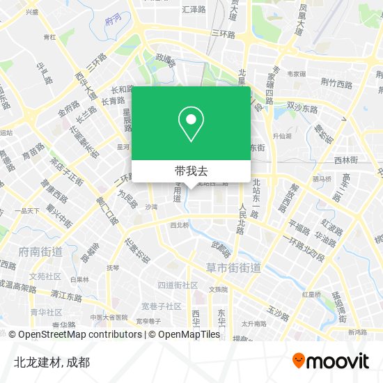北龙建材地图