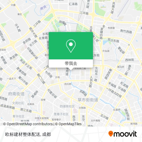 欧标建材整体配送地图
