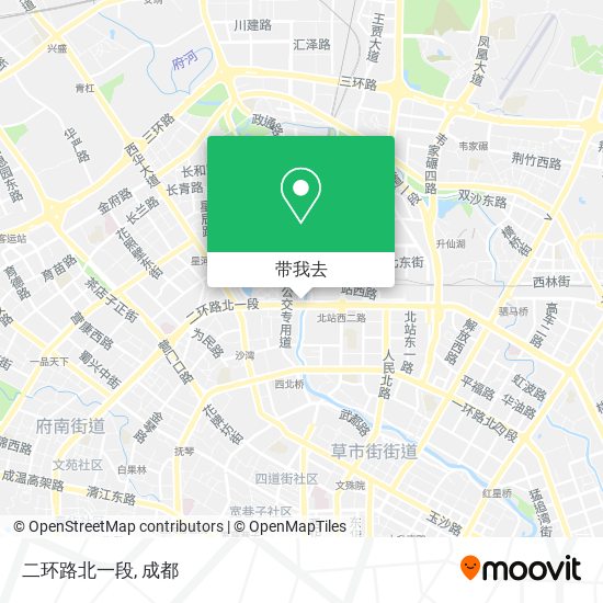 二环路北一段地图
