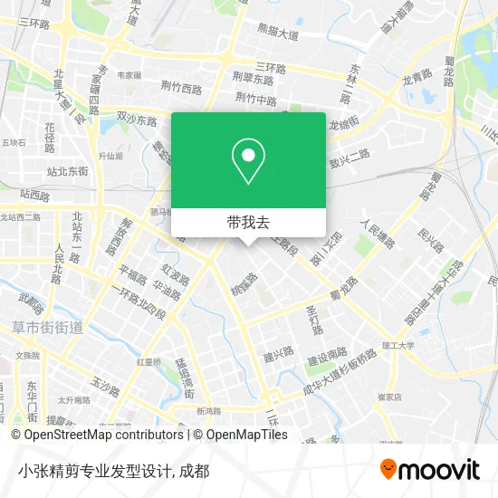 小张精剪专业发型设计地图