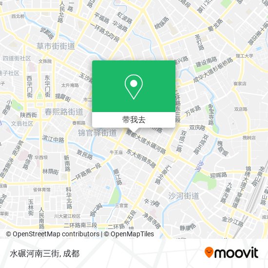 水碾河南三街地图