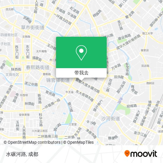 水碾河路地图