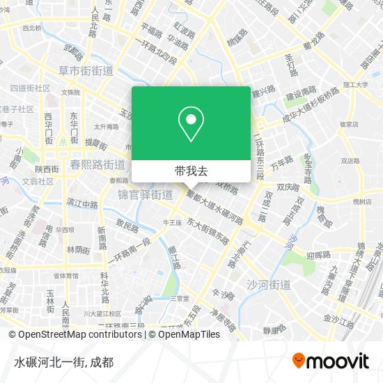 水碾河北一街地图