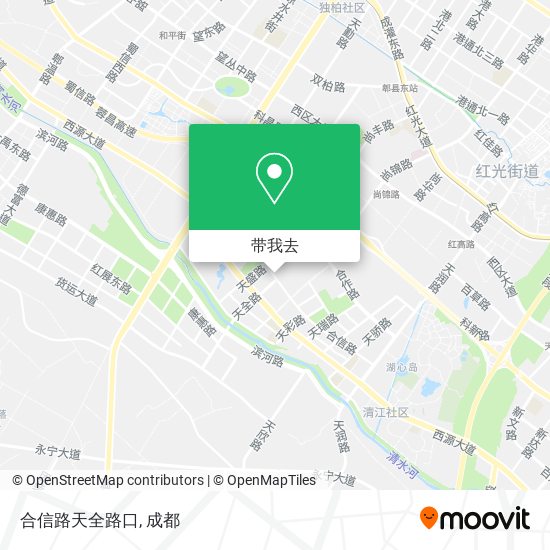 合信路天全路口地图