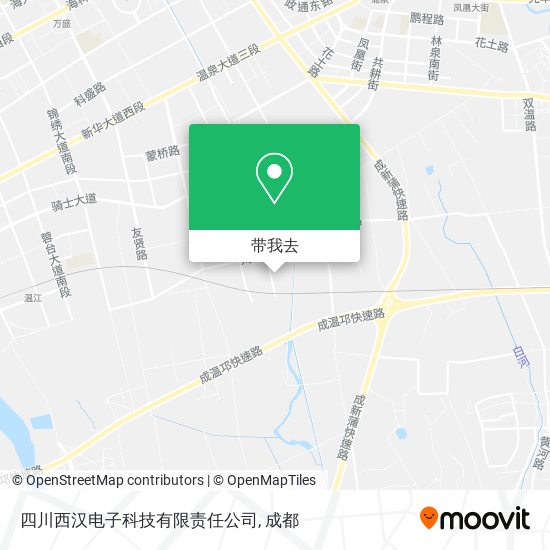 四川西汉电子科技有限责任公司地图