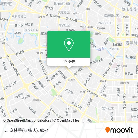 老麻抄手(双楠店)地图