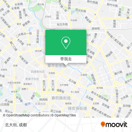 北大街地图