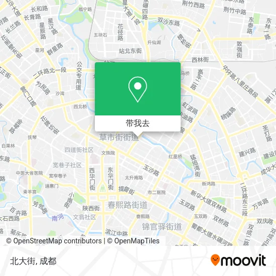北大街地图