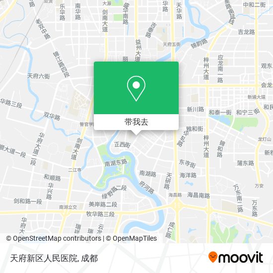 天府新区人民医院地图