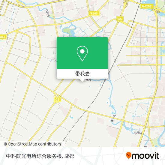中科院光电所综合服务楼地图