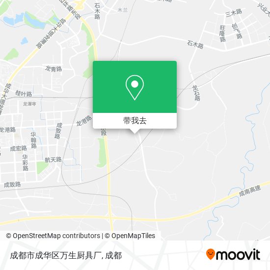 成都市成华区万生厨具厂地图