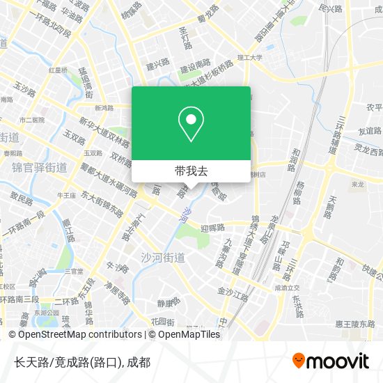 长天路/竟成路(路口)地图