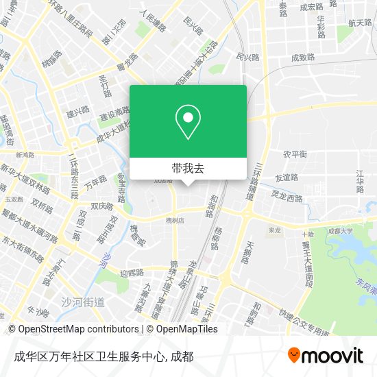 成华区万年社区卫生服务中心地图