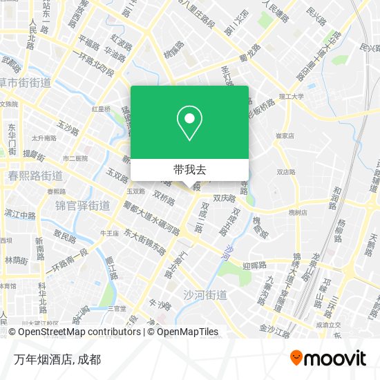 万年烟酒店地图