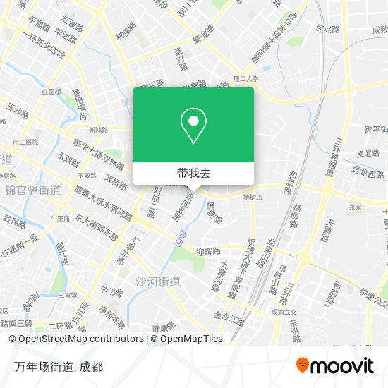 万年场街道地图
