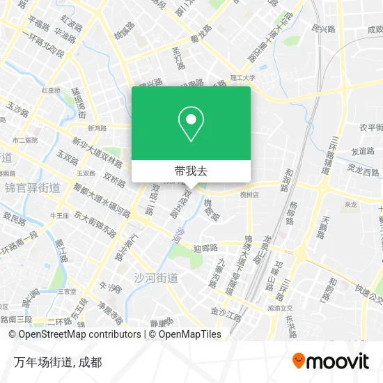 万年场街道地图