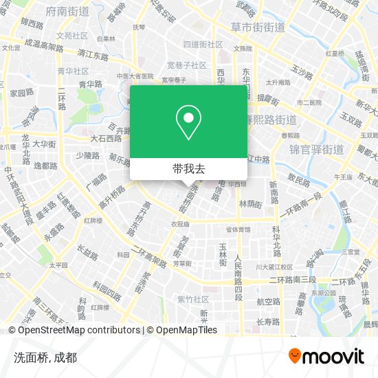 洗面桥地图