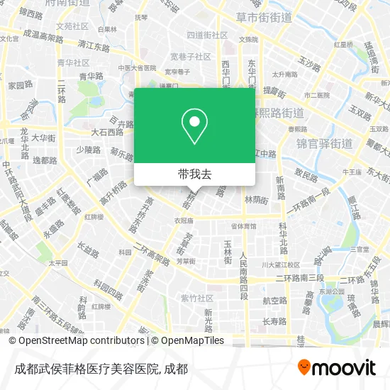 成都武侯菲格医疗美容医院地图