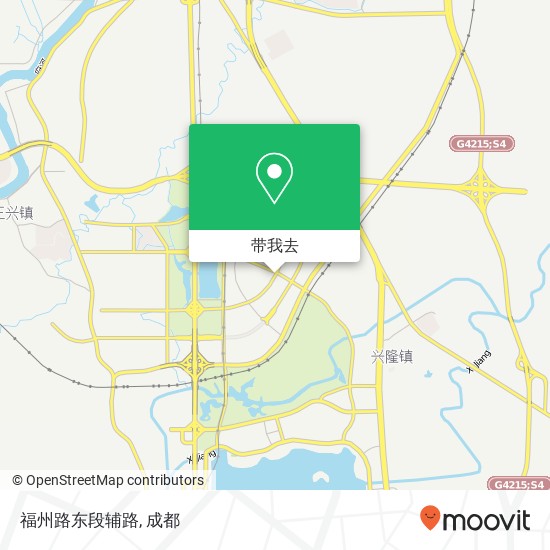 福州路东段辅路地图