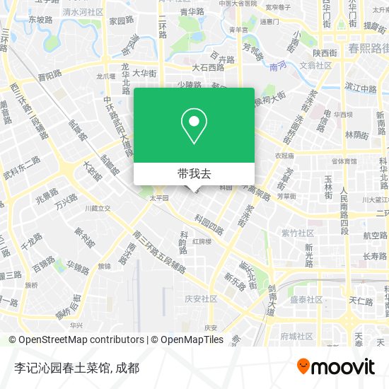 李记沁园春土菜馆地图