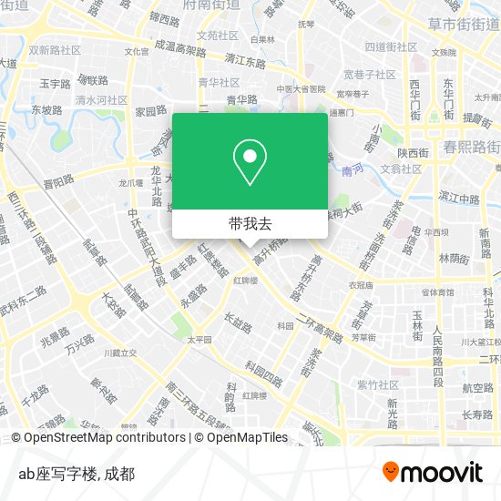 ab座写字楼地图