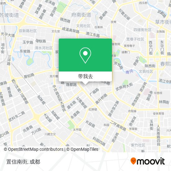 置信南街地图