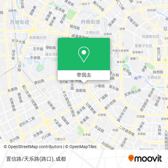 置信路/天乐路(路口)地图