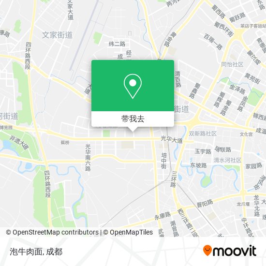 泡牛肉面地图