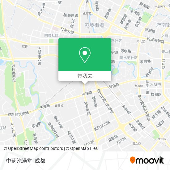 中药泡澡堂地图