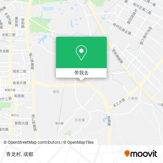 青龙村地图