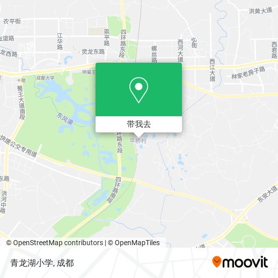 青龙湖小学地图