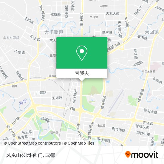 凤凰山公园-西门地图