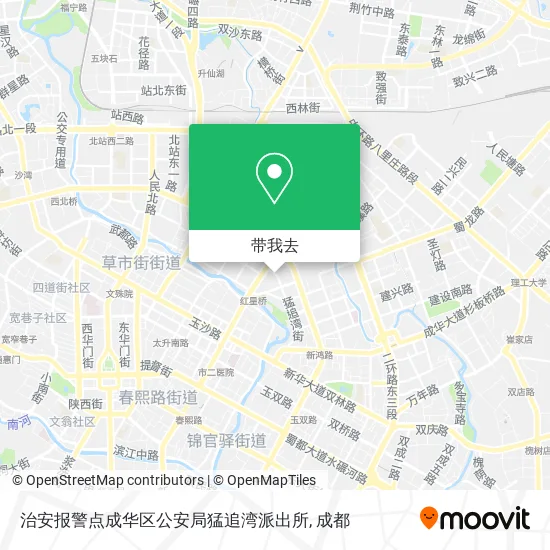 治安报警点成华区公安局猛追湾派出所地图