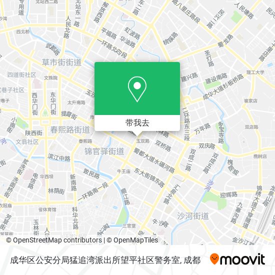 成华区公安分局猛追湾派出所望平社区警务室地图
