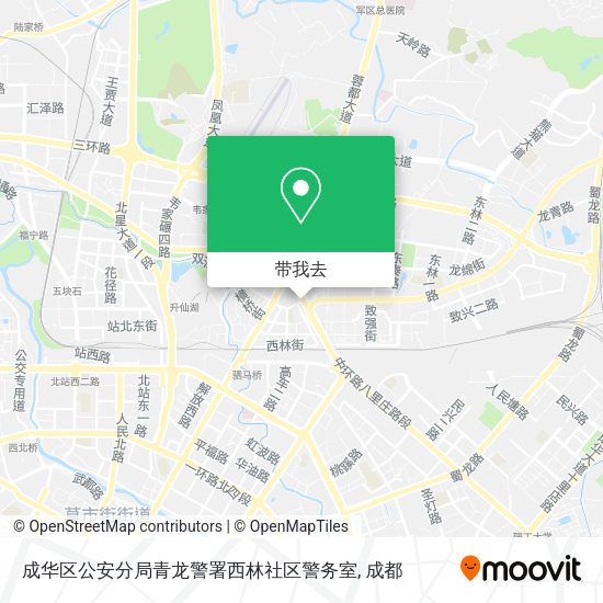 成华区公安分局青龙警署西林社区警务室地图