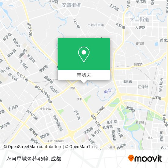 府河星城名苑46幢地图
