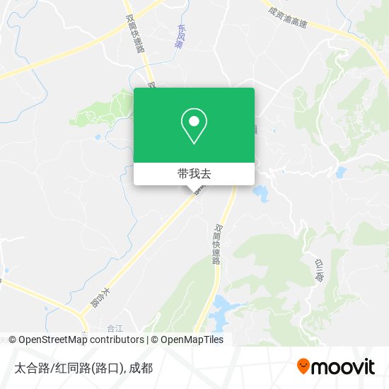 太合路/红同路(路口)地图
