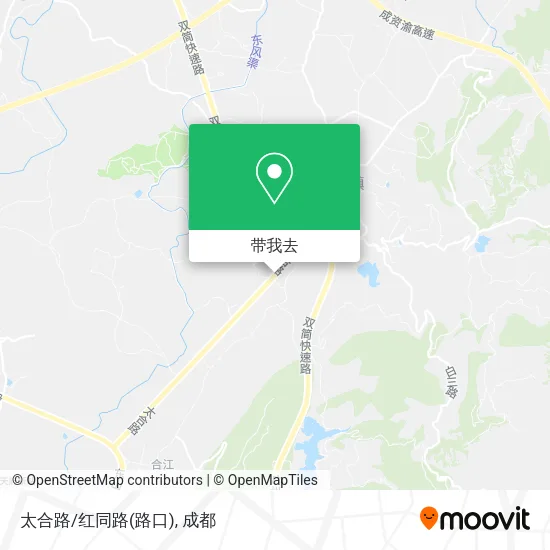 太合路/红同路(路口)地图