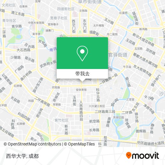 西华大学地图