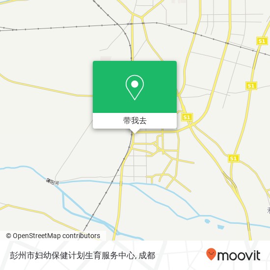 彭州市妇幼保健计划生育服务中心地图