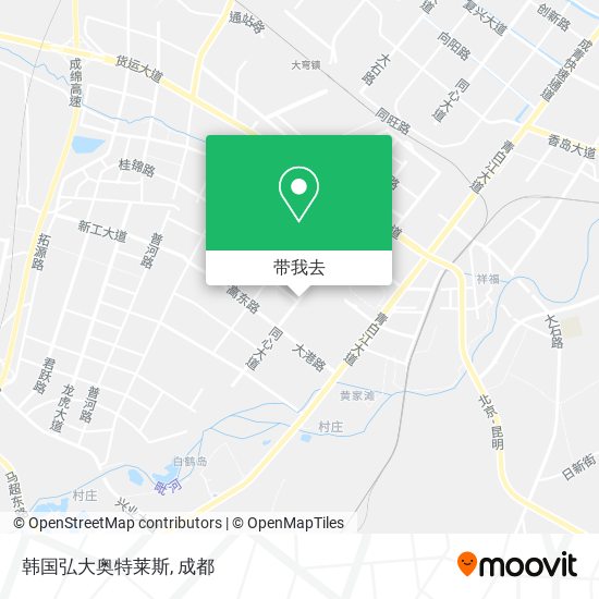 韩国弘大奥特莱斯地图