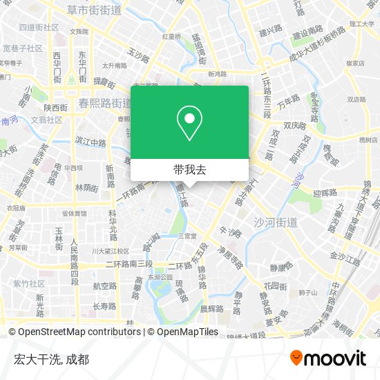 宏大干洗地图