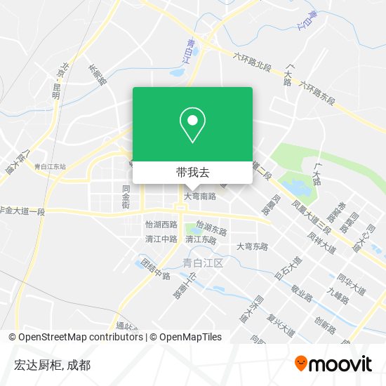 宏达厨柜地图