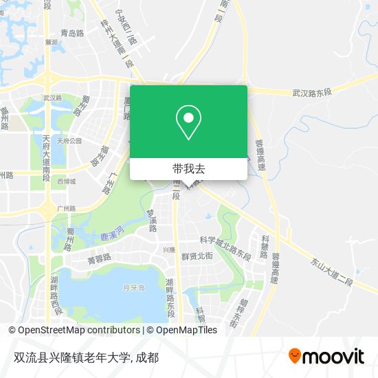 双流县兴隆镇老年大学地图